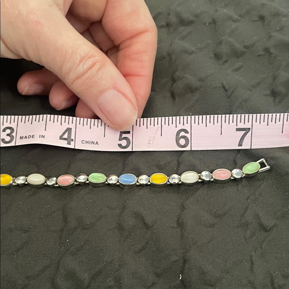 Multicolor Silver Bracelet - Picture 6 of 6